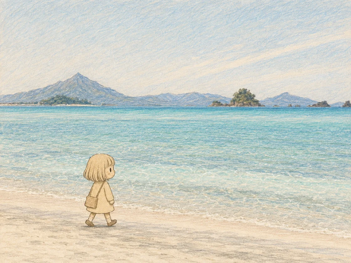 高浜町の旅日記の挿絵